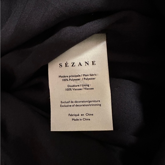 Sezane Dino silver sequins pleated skirt size 40 - Picture 14 of 15